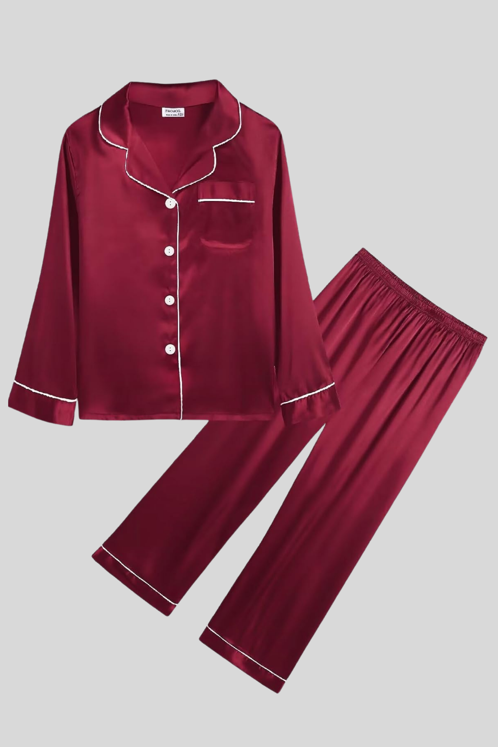 Women’s Soft Satin Night Suit – Two Hearts JP 2304