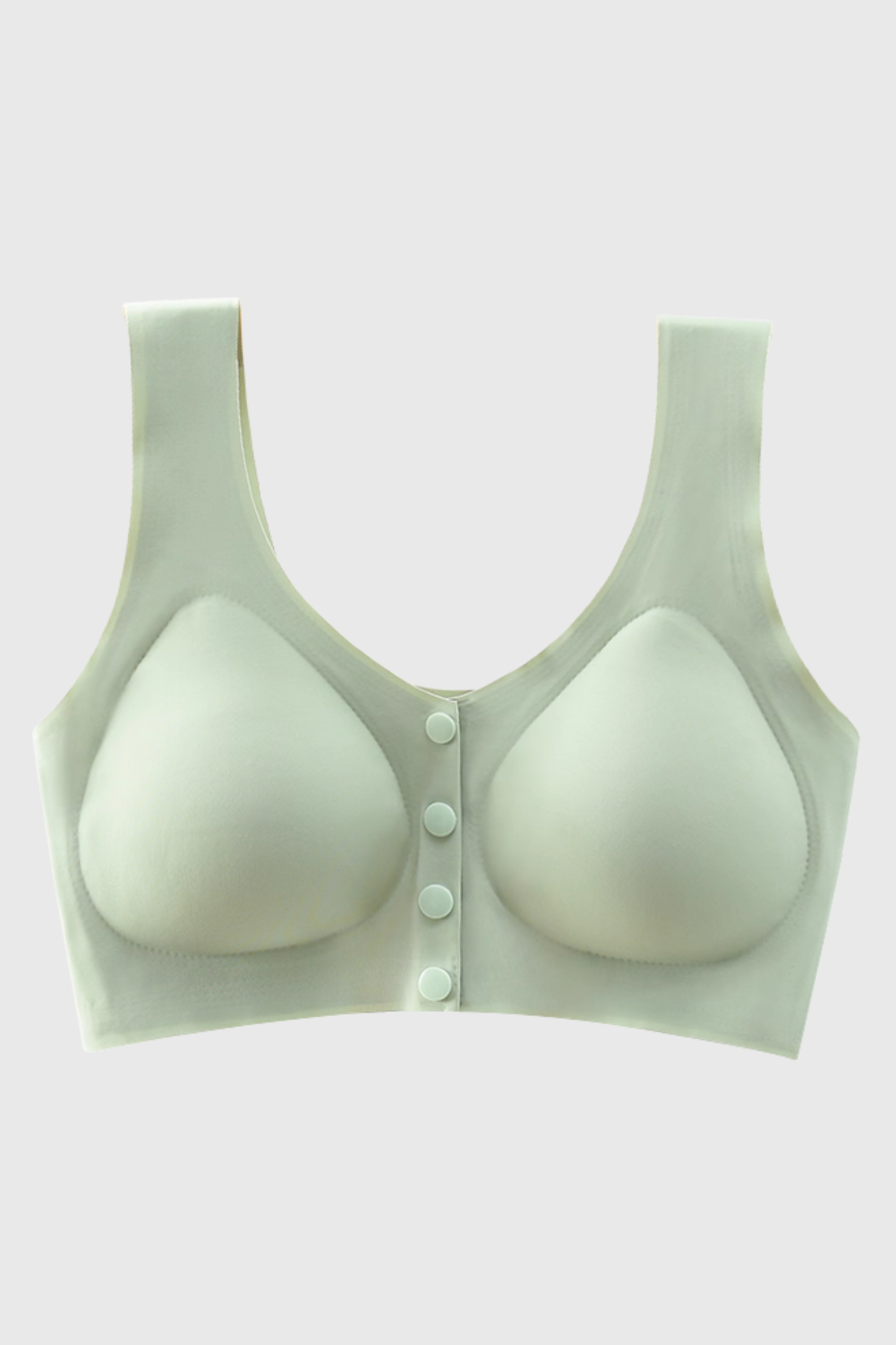 Front 4 Button Seamless Bra