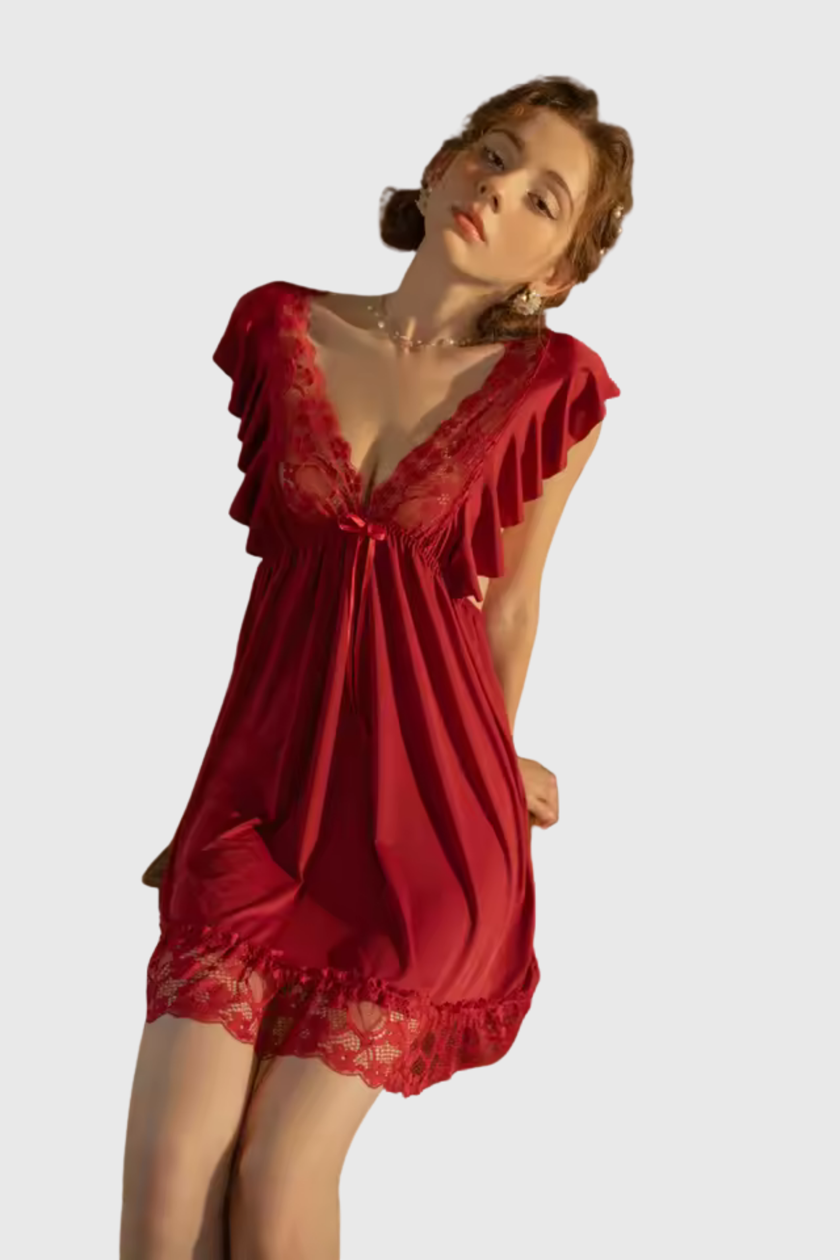 Sexy V-Neck Sleepwear & Loungewear for Women - 35262