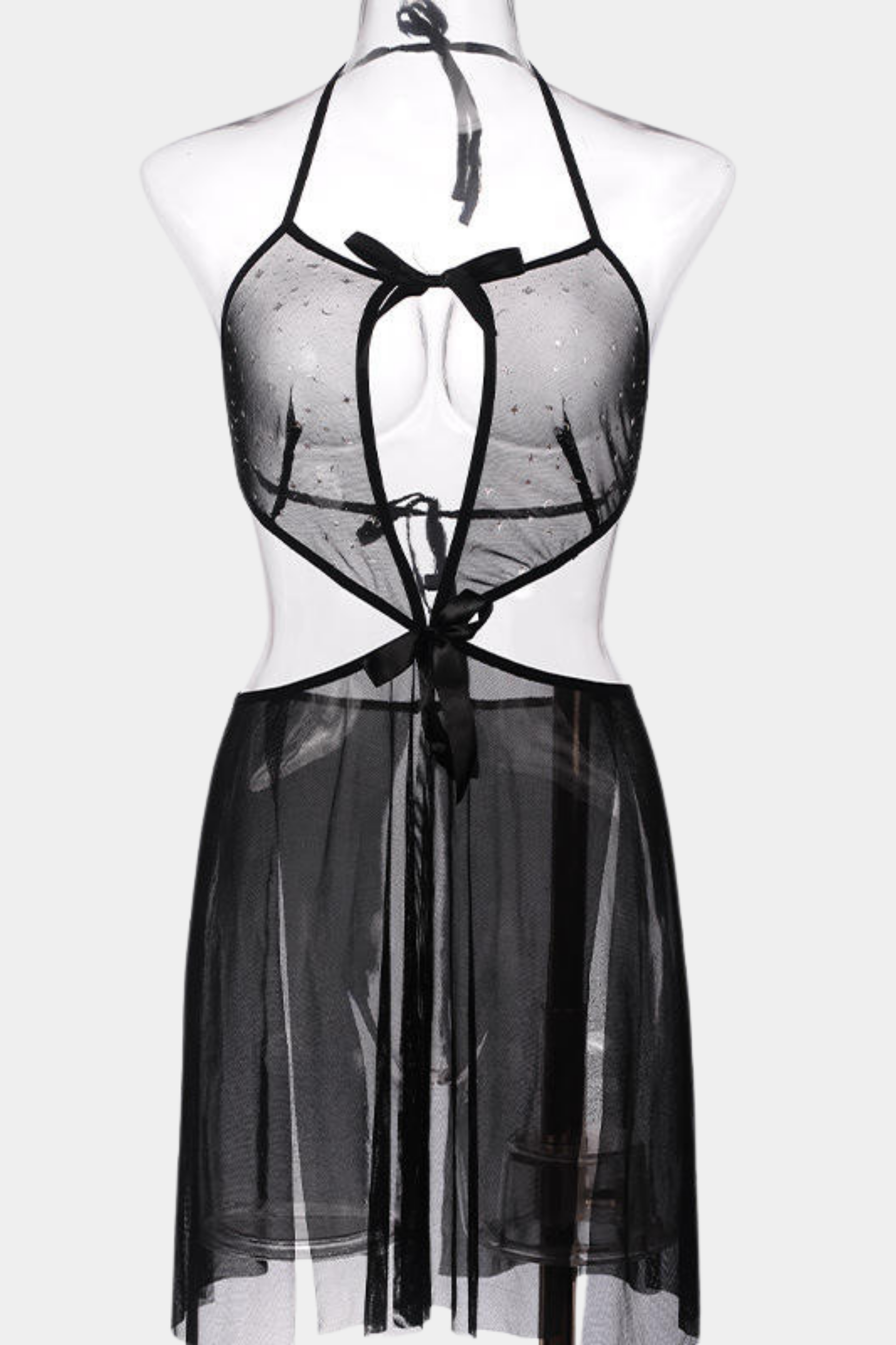 Sexy Suspender Bow-Knot Lingerie – Skin-Revealing - 8187