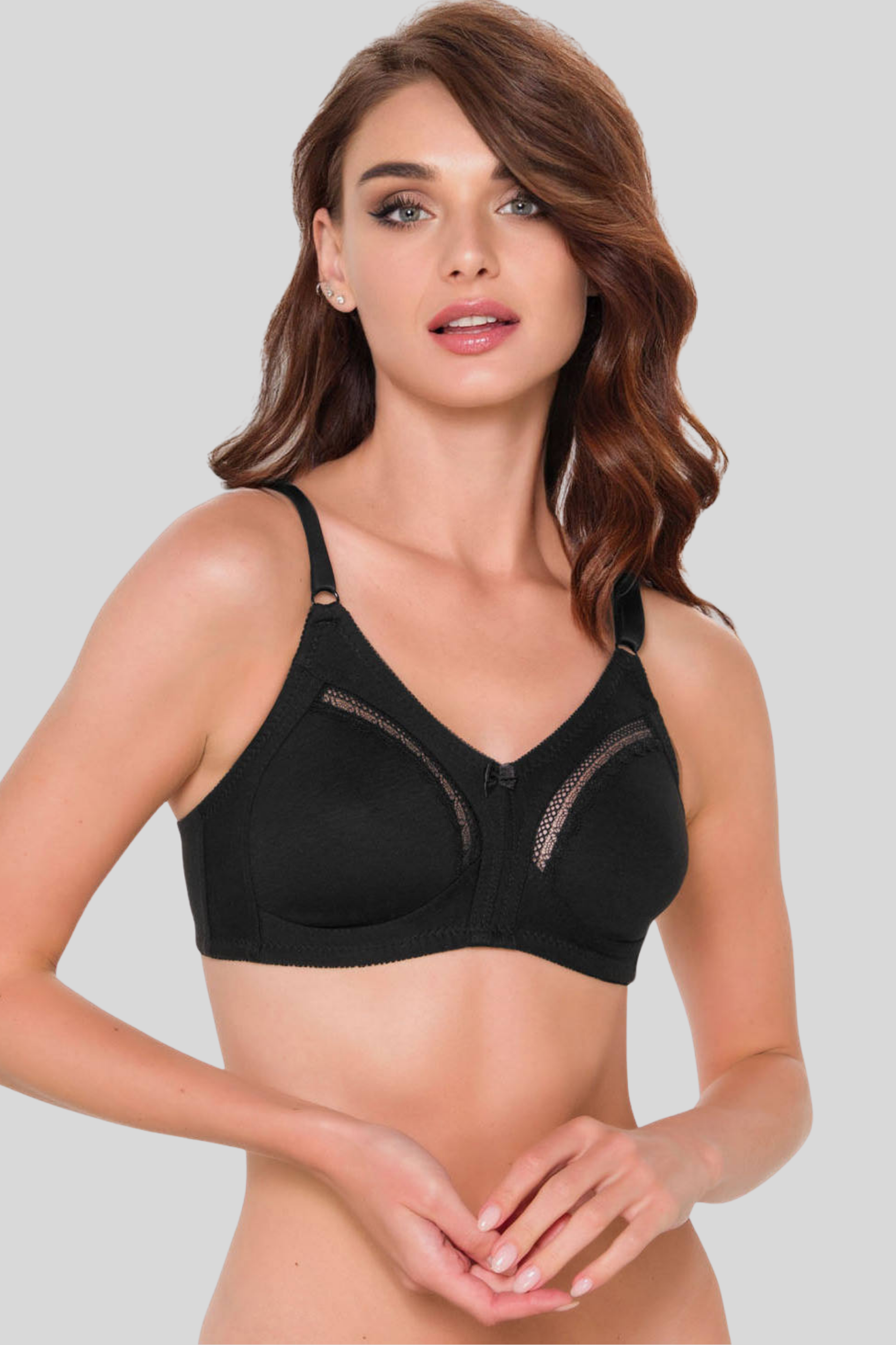 Cotton Wire-Free Minimizer Bralette for Women