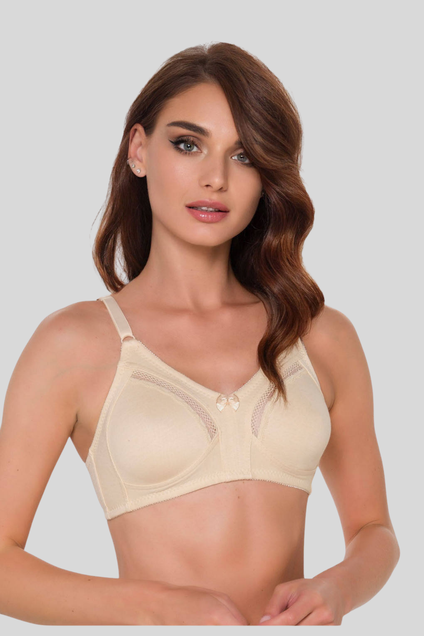 Cotton Wire-Free Minimizer Bralette for Women